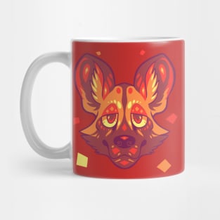 African wild doggo Mug